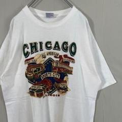 CHICAGO プリント　半袖　Tシャツ　L 古着　24vin1のサムネイル