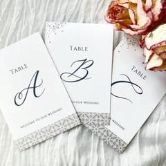 テーブルナンバー　♡結婚式♡ 1枚150円