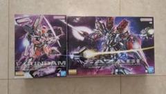 バンダイ MG サザビー トワイライトブラック& ν ガンダム 朝焼けピンク バンダイ MG サザビー トワイライトブラック& ν ガンダム 朝焼け