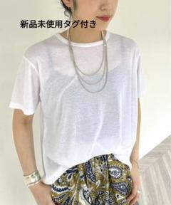 AP STUDIO 半袖Tシャツ　白　タグ有 2025年最新】AP STUDIO カラー：ホワイト系 半袖(Tシャツ)の人気