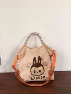 2025最新エコバッグ コンパクト買い物袋刺繍軽量折りたたみトートバッグMサイズ