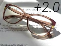 老眼鏡　+2.0 レディースのサムネイル