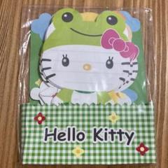 キティちゃん　ダイカットメモ　オメン　お面　着ぐるみ m*a様 平成レトロ ハローキティ ダイカット メモ オメン お面