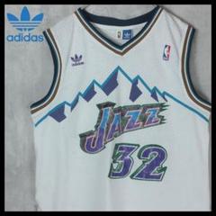 【激レア】アディダス NBA JAZZ カールマローン 32 XL ユニフォーム