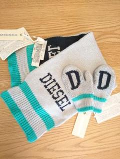 DIESEL キッズ マフラー&手袋