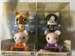 モンスターハンター　アイルー　AIROU ソーラーマスコットフィギュア2個セット