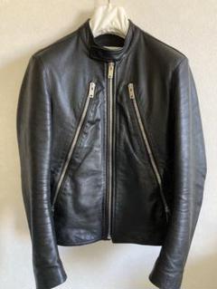 魅力の Margiela/マルジェラ/ハの字レザーライダース/25 Maison - ライダースジャケット