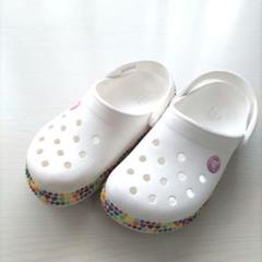 crocs★クロックス★カラフルビーズ★サンダル★c13★19cm
