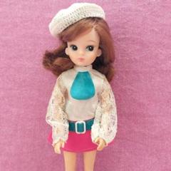 #レア#リカちゃん#ワンピース#タカラ#昭和レトロ柄#コラボ#新品#Ｆ タカラ リカちゃん 昭和レトロ 水玉 ワンピース 衣装 - メルカリ