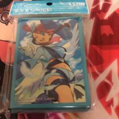 ポケモンカード　デッキシールド  スリーブ  フウロ  ③ バラ】 日版 大会限定 carnival2012at フウロ (メタリックver