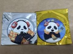 呪術廻戦 コスモワールド 夜の遊園地 缶バッジ パンダ