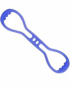 ブルー8字トレーニング ゴムチューブ ストレッチ 筋トレ弾性 ゴムチューブ