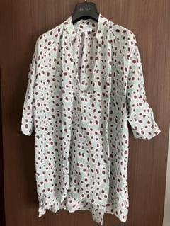 イタリア製 ESCADA エスカーダ シルクブラウス カットソー 絹100% ESCADA - サイズL〜LL ESCADA 長袖 シャツ ブラウス シルク 花柄