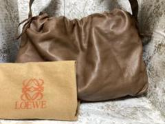 ロエベ LOEWE アナグラム ナッパーレザー 巾着 ショルダーバッグ