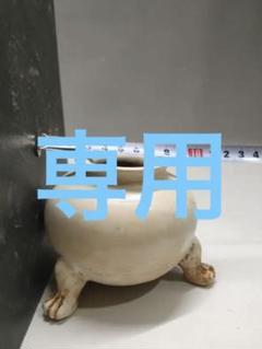 国内外の人気集結! 唐白磁 行炉 香炉 仏前道具 陶芸 骨董品 陶器 - 陶芸