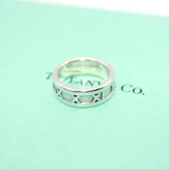 美品 Tiffany&Co. ティファニー アトラス シルバー リング 9号