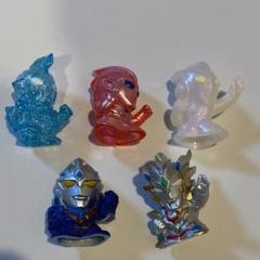 ウルトラマン 指人形 ウルフェス クリアブルー クリアレッド まとめ売り レア ウルトラ指人形 限定クリア版2010