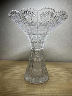 ボヘミアグラス PK500 花瓶 フラワーベース クリスタル ガラス