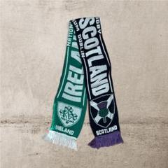 【激レア】希少スコットランド×アイルランドサッカースポーツマフラー入手困難