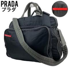 PRADA・プラダスポーツ・ナイロントートバッグ・軽量・男女兼用・赤