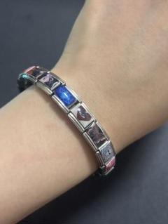 メッサジオ MESSAGGIO とItaly ステンレス　ブレスレット　2点 美品 MESSAGGIO ZOPPINI メッサジオ キューブ ブレスレット