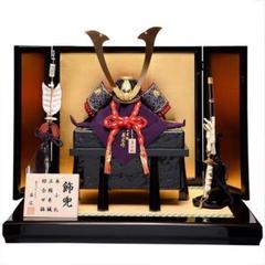 四分の一和紙小札正絹糸威 金沢箱屏風飾 辰広作