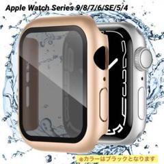 Apple Watchカバー　防水　覗き見防止　薄型　装着簡単　黒　保護