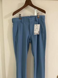 【新品タグ付】ゴルフ ストレッチパンツ M ブルーグレー　速乾ストレッチ