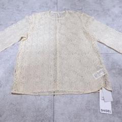 【完売品】SNIDEL スナイデル レースデザイン トップス フリーサイズ