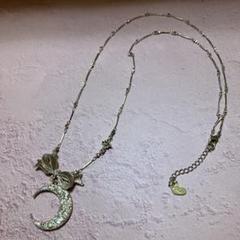 【新品】ジルスチュアート　月とリボンのクリスタルネックレス　処分大特価‼️