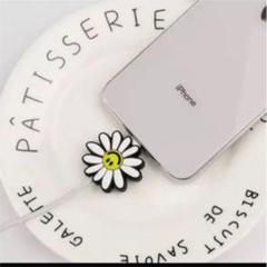 ケーブル保護 断線防止 スマホアクセサリー ニコちゃん☺︎フラワーケーブルバイト