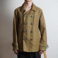 ALPHA INDUSTRIES INC. ダブルチェスターコート 茶/YW65