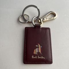 ポールスミス レザーキーホルダー 黒×ラビット 新品 レザー 本革 うさぎ 国内正規品 新品】ポールスミス Paul Smith キーリング