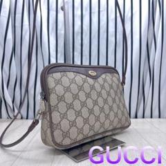 【美品】GUCCI オールドグッチPVC斜めがけショルダーバッグ