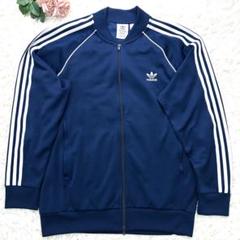 目黒蓮着用】adidasナイロンジャケット 超ビックサイズ ブラック