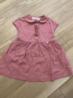 BeBe ピンク 襟付きワンピース 95cm
