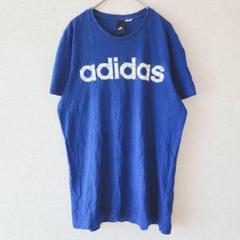 【adidas】（F）カジュアルロゴプリントTシャツ/半袖/着回しコーデ