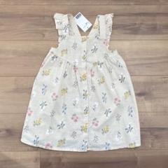 【新品】H&M　花柄ワンピース　105