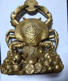 金塊の蟹飾り