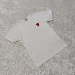 プレイコムデギャルソン　Tシャツ　カットソー　半袖　ロゴ刺繍　SS