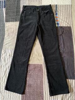 本物の 98年製 levi's 517 ブラック コーデュロイ パンツ フレア 90s パンツ