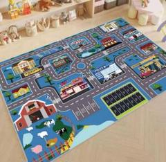 遊びマット 子供ゲームパッド 数字柄 道路交通 プレイマット カーペット 防音