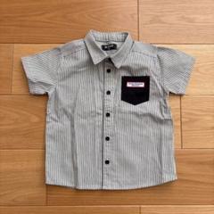 M.S.H.D キッズ　ストライプ　シャツ　100