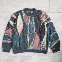 COOGI クージー ☆ カシミヤ 3Dニット セーター M オーストラリア製 COOGI クージー ☆ カシミヤ 3Dニット セーター M オーストラリア製