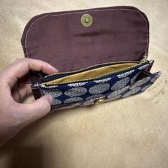 ハンドメイド　長財布　マグネット