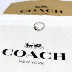 良品✨ COACH コーチ シグネチャー ロゴ リング 指輪 11号