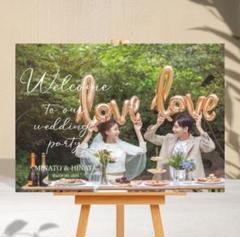ウェルカムボード　パネル　結婚式　ウェルカムスペース　受付装飾　81