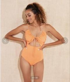新品未使用ALEXIA STAM オレンジ トライアングルビキニ セール】Bianca / トライアングルTOP（水着）｜ALEXIA STAM