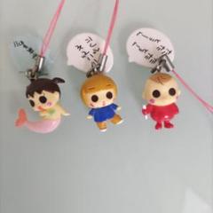 うちの3姉妹 マスコット フィギュア フー スー チー 台詞プレート ストラップ うちの3姉妹 マスコット フィギュア フー スー チー 台詞