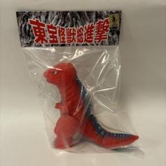 サンガッツ本舗　東宝怪獣総進撃 鈴木製作所 スズキンゴジ　緑色 サンガッツ本舗 ゴロザウルス 東宝 怪獣総進撃ソフビ フィギュア